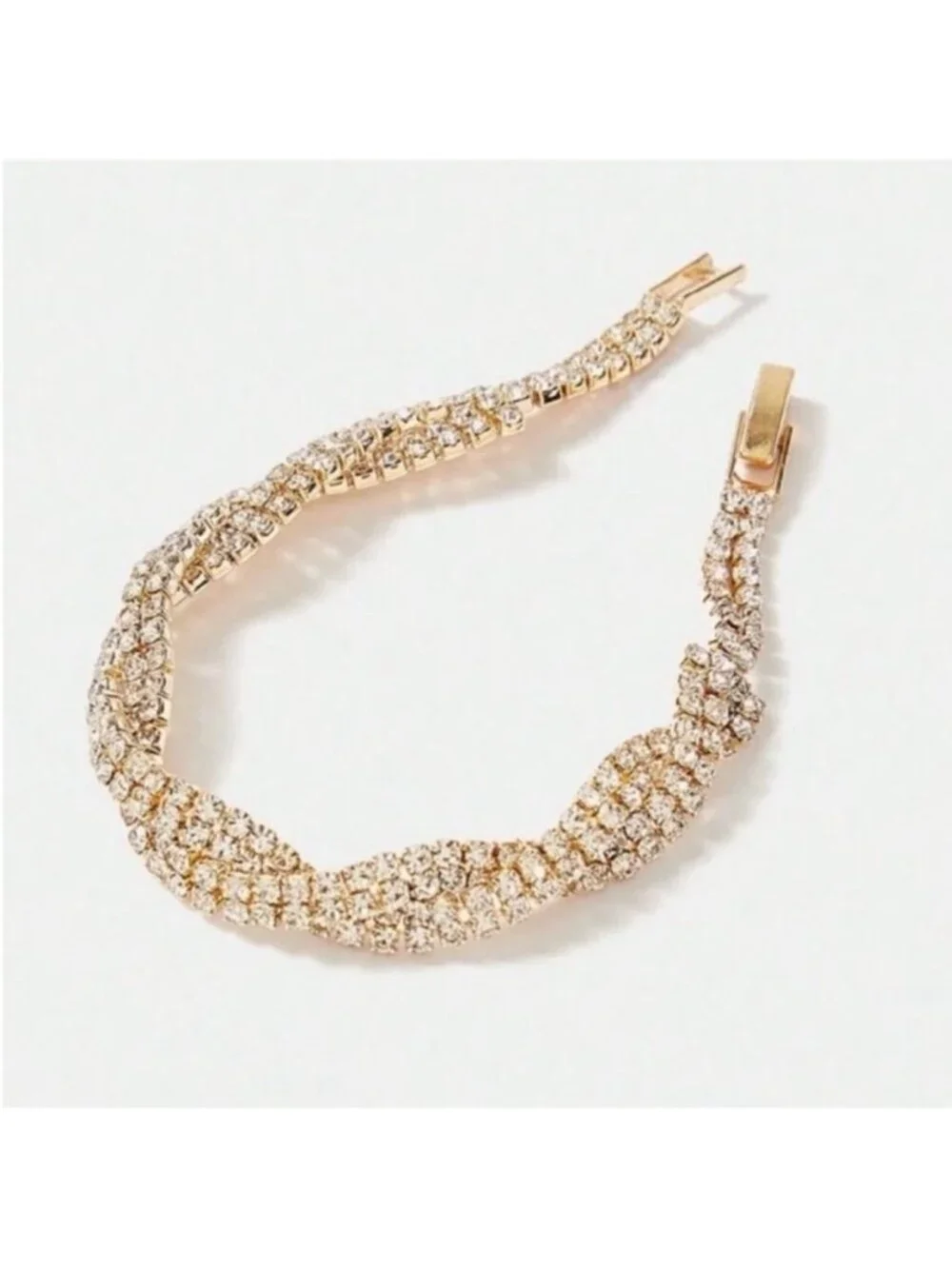 New! Classic Gold Rhinestone Bracelet (3019) NWOT